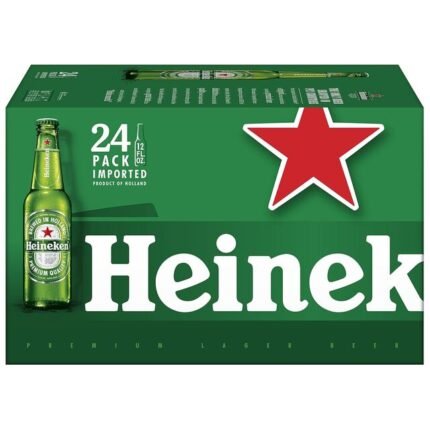 Heineken Lager Beer - Heineken Beer, 24 Pk 12 Fl Oz Bottles - Heineken Non-alcoholic Beer