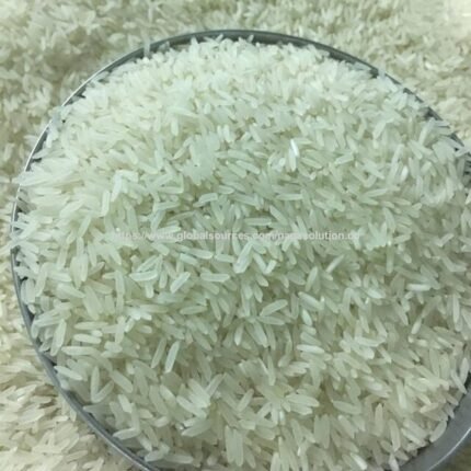 Long-grain rice : A type of rice with slender, elongated grains that stay fluffy and separate when cooked. It has a mild flavor.